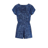 NoBell' Silah Sequince Jumpsuit Ensign Blue