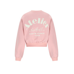 NoBell' Kobell Sweater with backprint Vintage Rose
