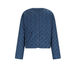 NoBell' Dimo Quilted Button Jacket Ensign Blue