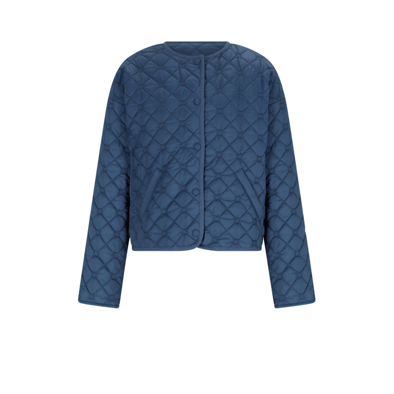 NoBell' Dimo Quilted Button Jacket Ensign Blue