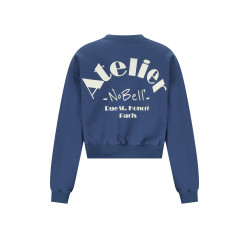 NoBell' Kobell Sweater with backprint Ensign Blue