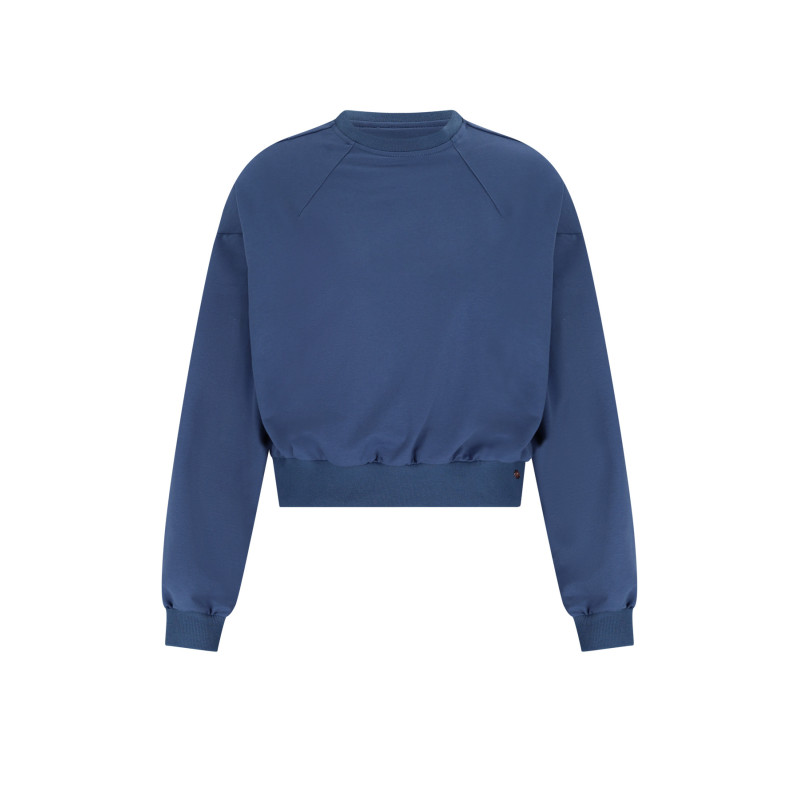 NoBell' Kobell Sweater with backprint Ensign Blue