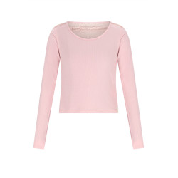 NoBell' Kallet Jersey Top with contrast back Vintage Rose