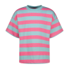 Vingino Basic-Tee Stripe Aqua blue