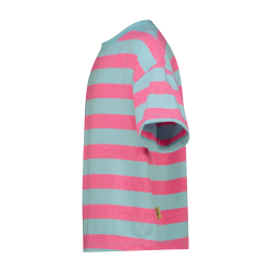 Vingino Basic-Tee Stripe Aqua blue