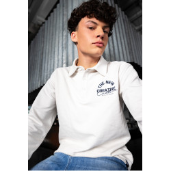 Rellix Sweater Rellix Polo Button Grey