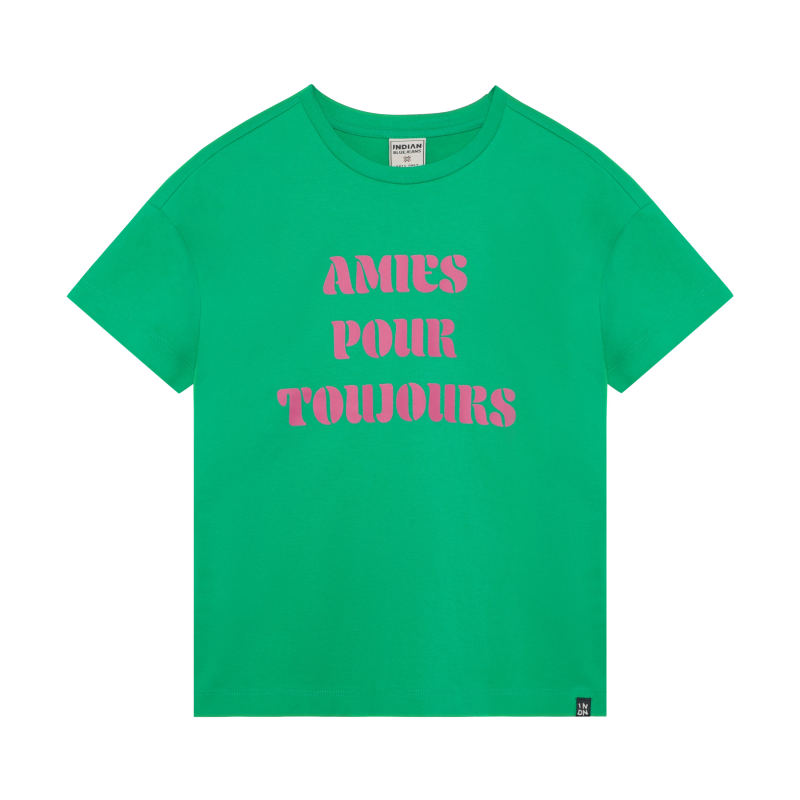 Indian Blue Jeans T-shirt Wide Fit Green