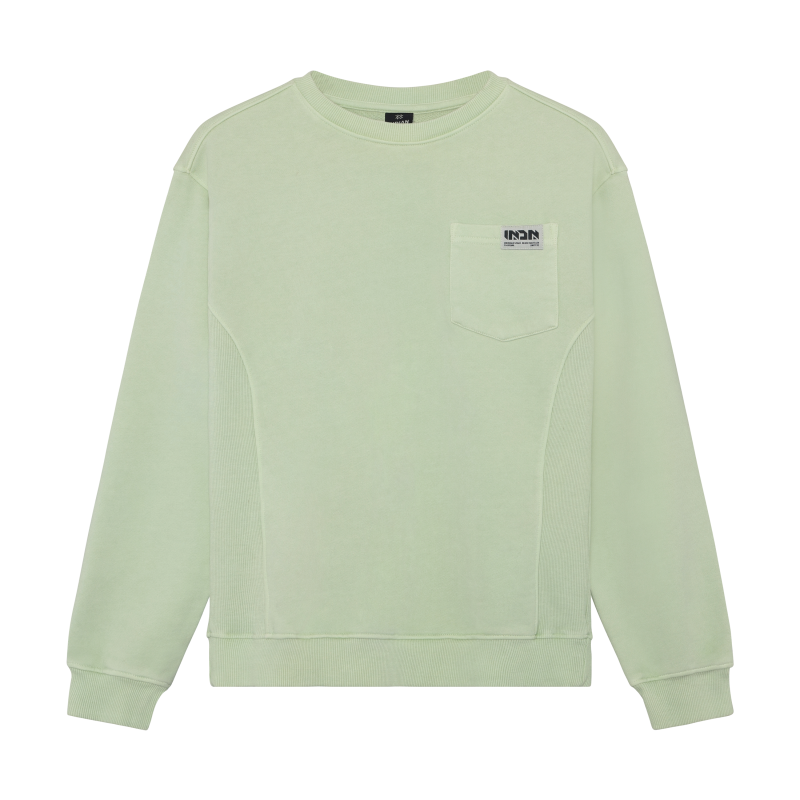 Indian Blue Jeans Loose Fit Sweat Basic Washed Green