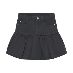 Indian Blue Jeans Skirt Balloon Twill Grey