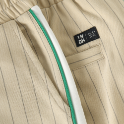 Indian Blue Jeans Wide Pants Pinstripe Sand