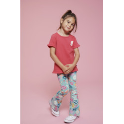 Jubel Flared broek AOP - Lazy Lagoon Jade Groen