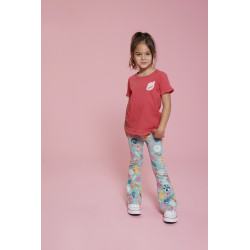 Jubel Flared broek AOP - Lazy Lagoon Jade Groen