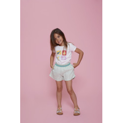 Jubel Short mousseline - Lazy Lagoon Mint