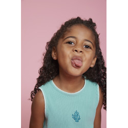 Jubel Singlet pointelle rib - Lazy Lagoon Jade Groen