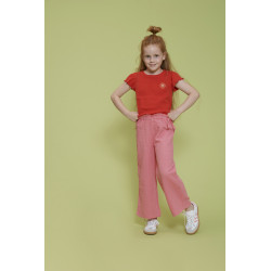 Jubel T-shirt rib - Salsa Sunset Rood