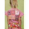Jubel T-shirt met backprint - Salsa Sunset Roze