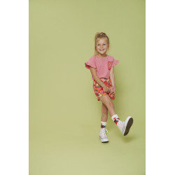 Jubel T-shirt met backprint - Salsa Sunset Roze