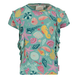 Jubel T-shirt AOP - Lazy Lagoon Jade Groen