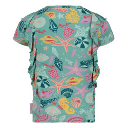 Jubel T-shirt AOP - Lazy Lagoon Jade Groen
