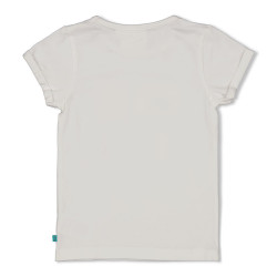 Jubel T-shirt - Lazy Lagoon Wit