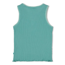 Jubel Singlet pointelle rib - Lazy Lagoon Jade Groen