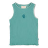 Jubel Singlet pointelle rib - Lazy Lagoon Jade Groen