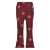 Jubel Flared broek AOP - Salsa Sunset Bordeaux