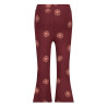 Jubel Flared broek AOP - Salsa Sunset Bordeaux
