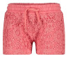 Jubel Short met crochetdetail - Salsa Sunset Roze
