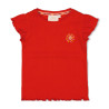 Jubel T-shirt rib - Salsa Sunset Rood