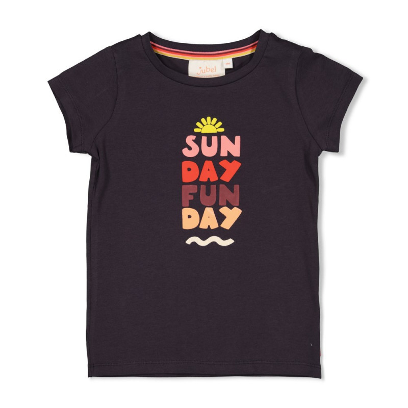 Jubel T-shirt - Salsa Sunset Antraciet