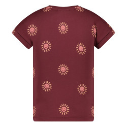 Jubel T-shirt AOP - Salsa Sunset Bordeaux
