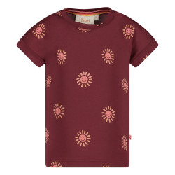 Jubel T-shirt AOP - Salsa Sunset Bordeaux