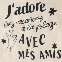 Indian Blue Jeans T-shirt Wide Cropped Sand