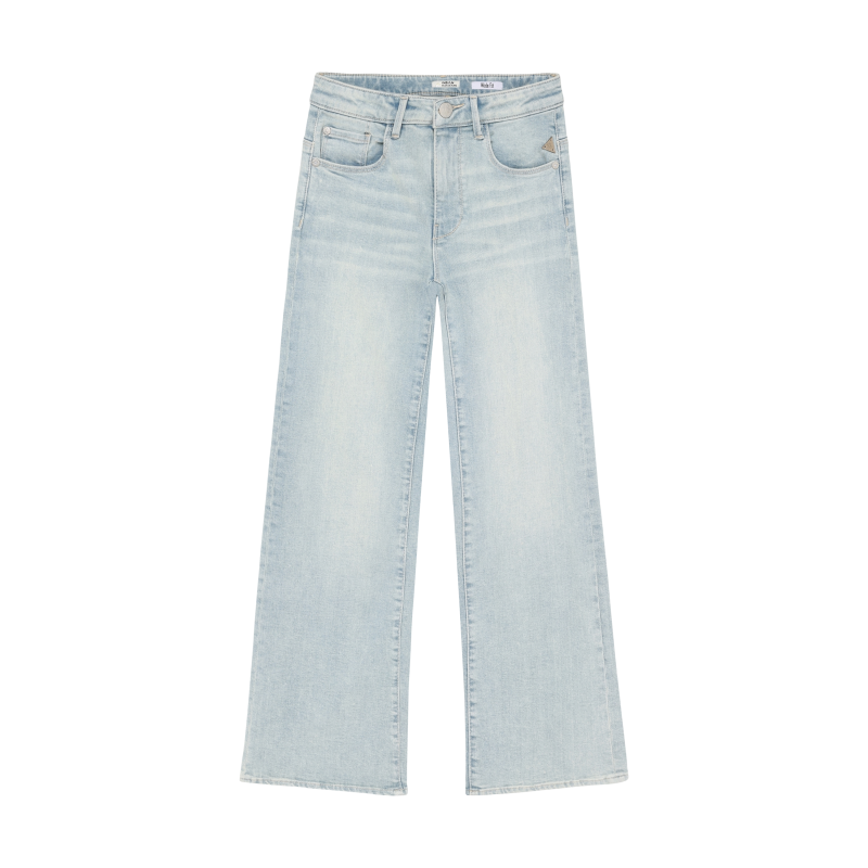 Indian Blue Jeans Wide Fit Light Denim  Blue