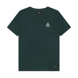 Indian Blue Jeans T-Shirt Chest and Backprint Green