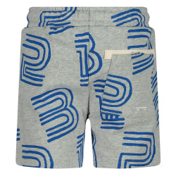 Sturdy Short AOP - Run the Day Grijs melange