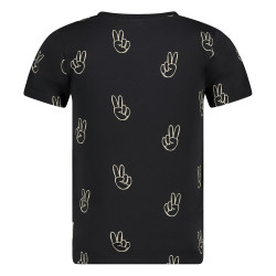 Sturdy T-shirt AOP - Run the Day Antraciet