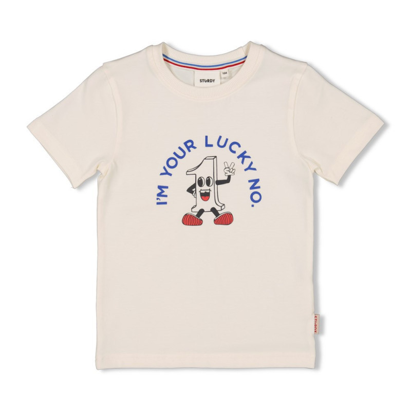 Sturdy T-shirt - Run the Day Offwhite