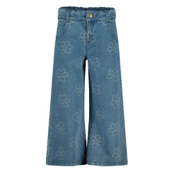 Jubel Jeans wide leg AOP - Rolling into Spring L.blauw denim