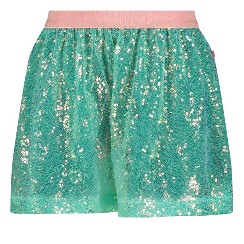 Jubel Pailetten rok - Rolling into Spring Groen
