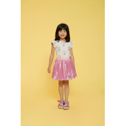 Jubel T-shirt AOP - Rolling into Spring Offwhite