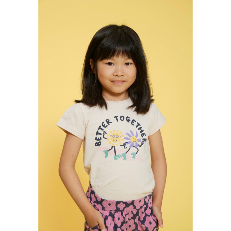 Jubel T-shirt - Rolling into Spring Offwhite