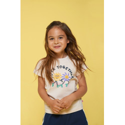 Jubel T-shirt - Rolling into Spring Offwhite