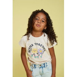 Jubel T-shirt - Rolling into Spring Offwhite