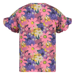 Jubel T-shirt AOP - Rolling into Spring Roze