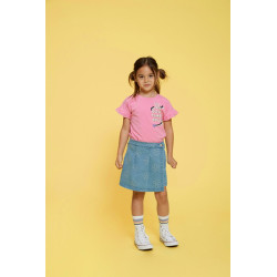 Jubel Denim skort - Rolling into Spring L.blauw denim