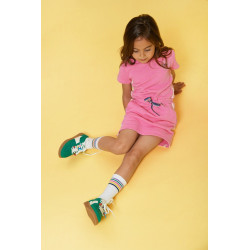 Jubel Jurk - Rolling into Spring Roze