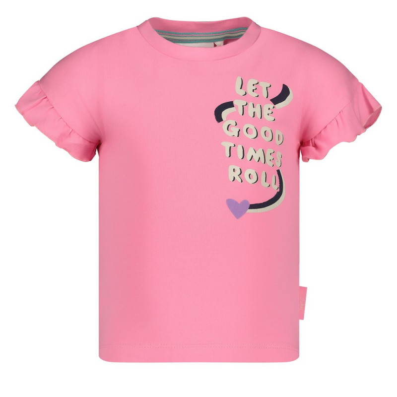 Jubel T-shirt - Rolling into Spring Roze