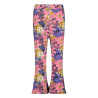 Jubel Flared broek AOP - Rolling into Spring Roze